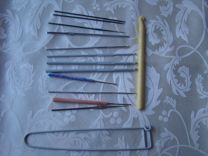 Крючки для вязания, иглы для вышивания