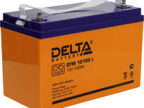 Аккумулятор тяговый Delta DTM 12100 L (12в 100ач)