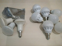 Лампы энергосберегающие, светодиодные