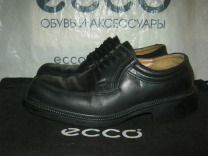 Ecco полуботинки - ботинки 42 размер кожа мужские
