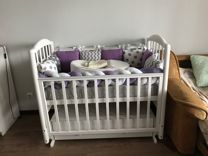 Кровать для новорожденного с матрасом