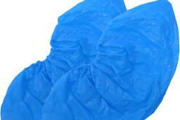 Бахилы одноразовые Особопрочные (Полиэтилен) 44мкм 6г синие