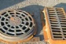 Cast iron grating of storm water inlet