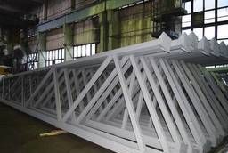 Metal construction trusses