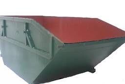 Container for waste 8 m3, storage bin boat