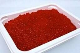 Red coho salmon caviar