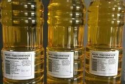 Unrefined sunflower oil, premium GOST