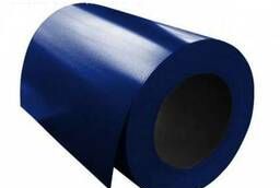 Rolled steel RAL 5002 Ultramarine blue 0. 45 X 1250 mm