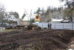 Demolition, dismantling of the cottage, cottages, baths, garage, garbage disposal
