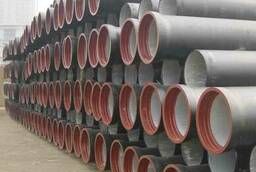 Galvanized cast iron pipe VChShG 80 L = 6m with CPP GOST 9583-75