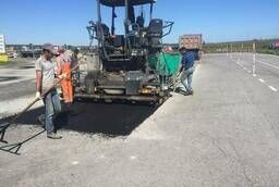 Laying asphalt asphalting improvement