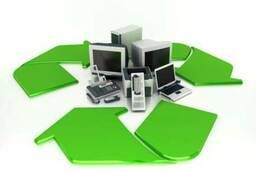 Recycling of office equipment.