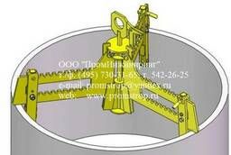 Gripper for reinforced concrete rings for concrete rings