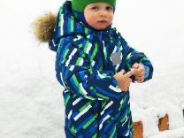 Детская зимняя одежда-комбинезон