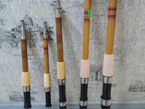 Удочки спининги телескопические 60-120г цвет бамбу