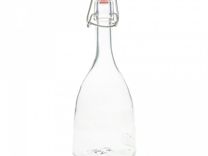 Бутылка бугельная из бесцветного стекла бабл 1500м