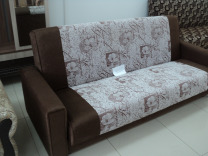 Новый диван (пружинный блок ) ткань флок