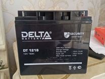 Аккумуляторная батарея delta DT 1218