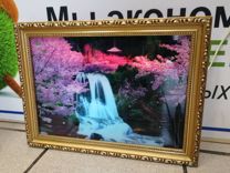 Картина Водопад с подсветкой и звуками природы