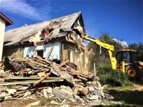 Демонтаж: дачных домов, пристроев, сараев, бани