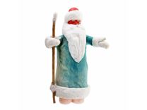 Фигура Дед Мороз, папье-маше, роспись, бумага