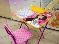 Детский столик и стул с пеналом