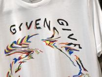 Givenсhу футболка с разноцветным логотипом