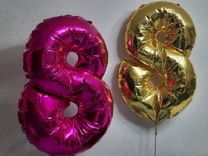 Фольгированные воздушные шары: Две цифры 8