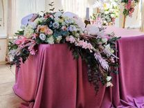 Аренда цветочной композиции, цветы на свадьбу