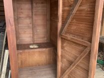 Дачный туалет деревянный 1 на 1,3 (метр)