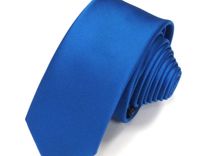 Синие узкие галстуки-селедки оптом от 5 шт