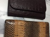 Новые кошельки портмоне из кожи змеи/крокодила