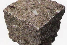 Черная каменная брусчатка габбро гранит базальт с завода