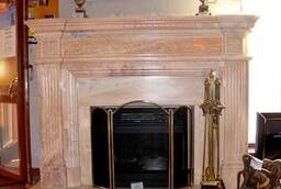 Fireplaces marble granite onyx own production