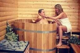 Hot tubs for Baths and Saunas! Turnkey Larch from the Factory!