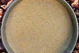 Кварцевый песок окатанный 0, 5 - 0, 8 мм в биг-бэгах (МКР)