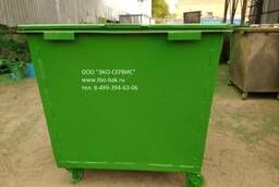 Металлический контейнер для мусора, 0. 8 м3 , усиленный