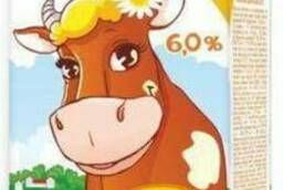 Молоко ультрапастеризованное 6% 950г ТБА Добрая Буренка