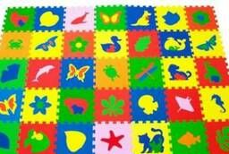 Soft floor for childrens rooms, puzzle mats in Ufa