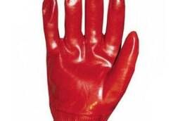 Pomegranate glove with pvc coated mbs