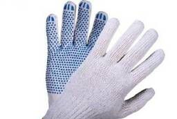 Working gloves HB with PVC 5-thread protector