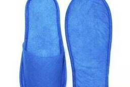 Disposable slippers for baths, saunas, hotels
