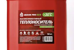 Heat carrier SEZON PRO ECO - 30, propylene glycol, 50 KG.