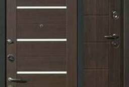 Железные двери с винорит панелями Милан венге