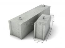 Блоки бетонные для стен подвалов 12-4-6т