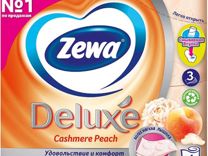 Туалетная бумага Zewa Deluxe, 3 сл, 4 рулона
