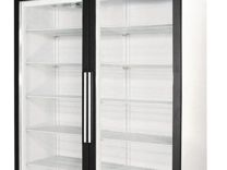 Холодильный шкаф 2-х дверный стекло DM110Sd-S