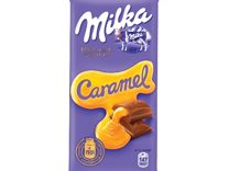 Шоколад Милка молочный с Карамельной начинкой 90г