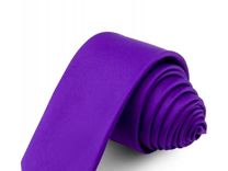 Фиолетовые узкие галстуки-селедки оптом от 5 шт