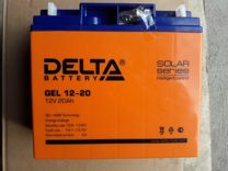 Аккумуляторная батарея Delta Gel 12-20